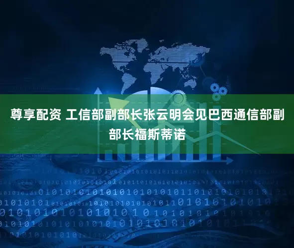 尊享配资 工信部副部长张云明会见巴西通信部副部长福斯蒂诺