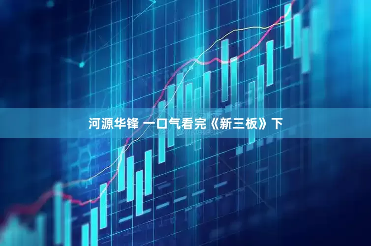 河源华锋 一口气看完《新三板》下